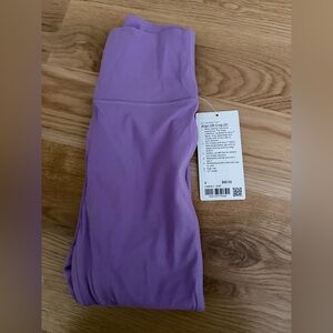 purple align high rise crop 23"